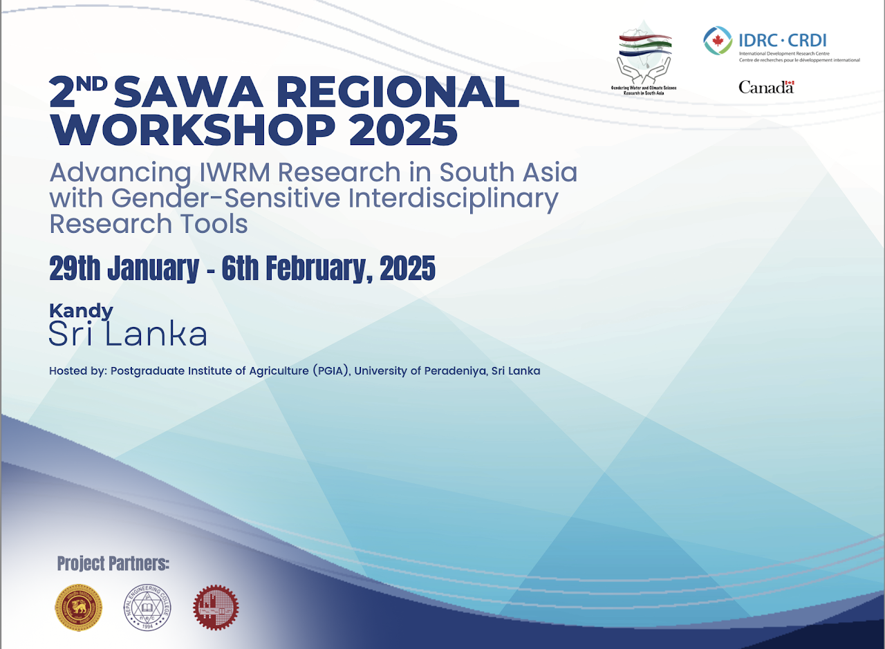 2nd SAWA Regional Workshop 2025 banner